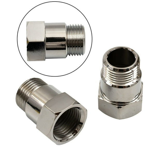 2Pcs M18x1.5mm Threaded O2 Oxygen Sensors Fitting Adapter