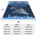 thumbnail image 2 of Custom Tennessee Blanket Personalized Throw Blankets Name and Number for Men Women Boy Football Style Decor Gifts, 2 of 6