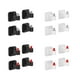 thumbnail image 4 of Ganchos de pared adhesivo fuerte Advancent 4 piezas bolsa sin costuras para Almacenamiento y organización del hogar Blanco rojo HA079961-04, 4 of 6