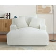 thumbnail image 3 of Cloudline Oversized Chaise Lounge Chair | Soft Corduroy & Full Foam Cushioning, 3 of 10