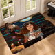 thumbnail image 3 of Alfombrilla de baño de estilo nórdico de Eddie Munson de Stranger Things, alfombrillas para el baño y el inodoro, alfombrilla de bienvenida para el dormitorio, 3 of 5