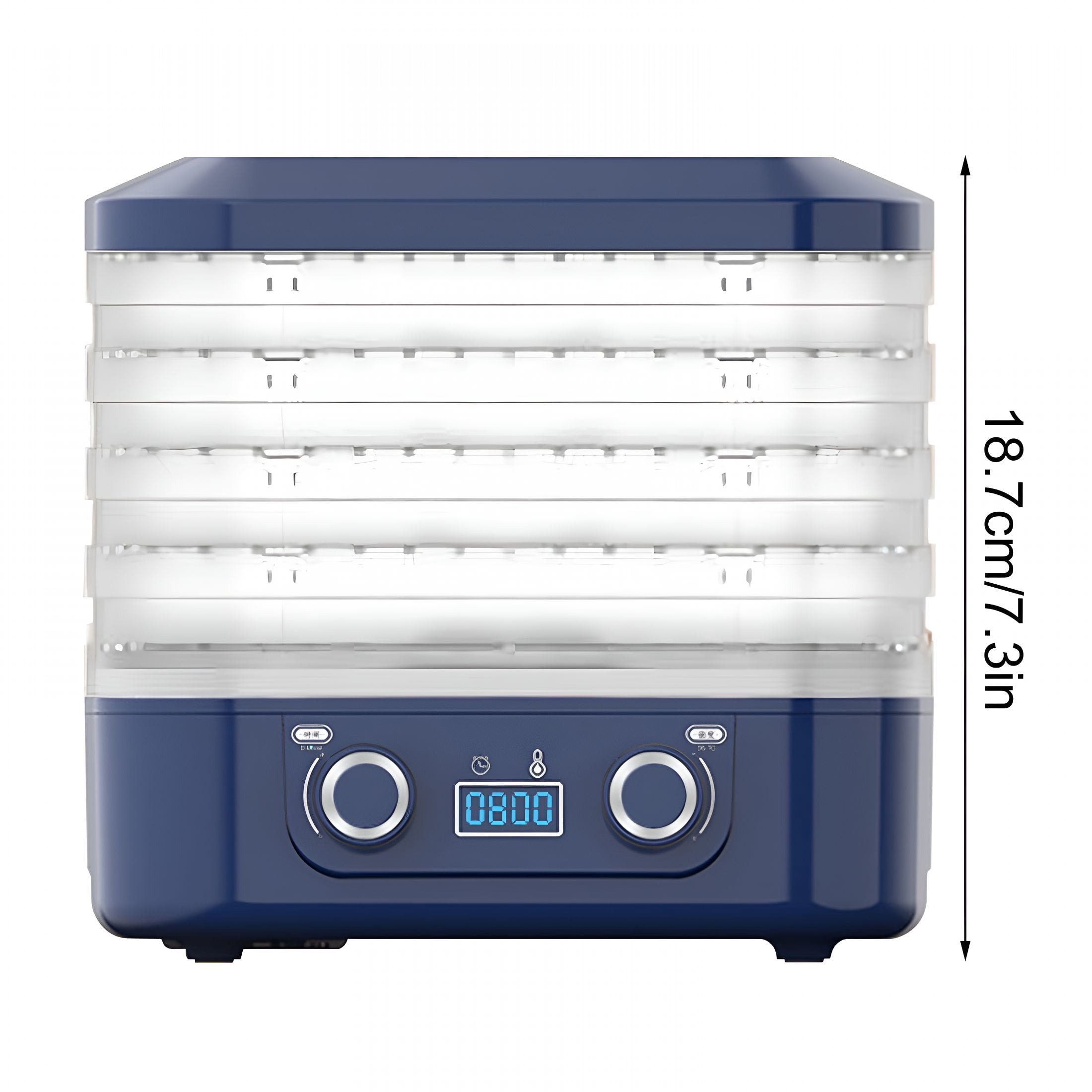 HIBIBUD 2026 New 5 Layer Freeze Dryer Machine for Candy and Snacks,Freeze Dryer Machine Food Home Freeze Dryer with Digital Adjustable Timer and Temperature Control,Freeze Dryer,Blue