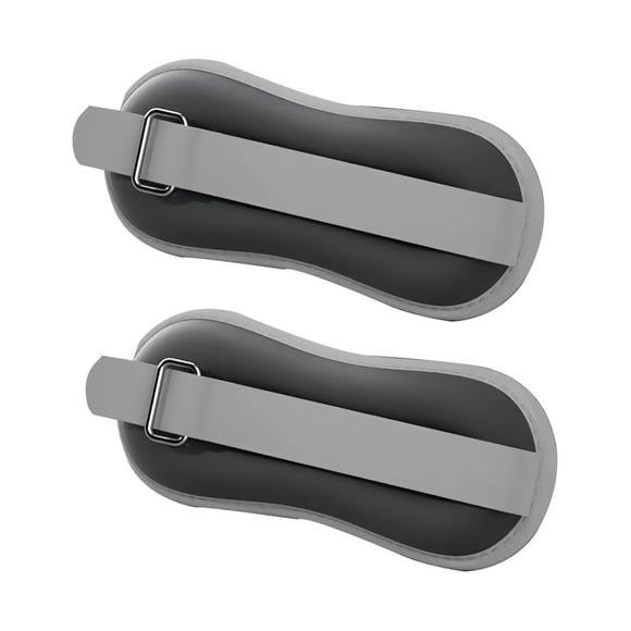 2 mancuernas con pesas para tobillos y brazos, correas multiusos para piernas y caminar. negro 03 kg