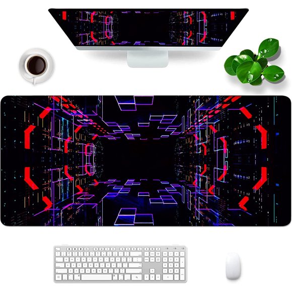 Large Mouse Pad for Desk, XXL Gaming Mouse Pad 35x15.7x0.12inch Desk Mat Extra Large Mouse Pad with Personalized Design for Laptop, Computer PC (Science 7)