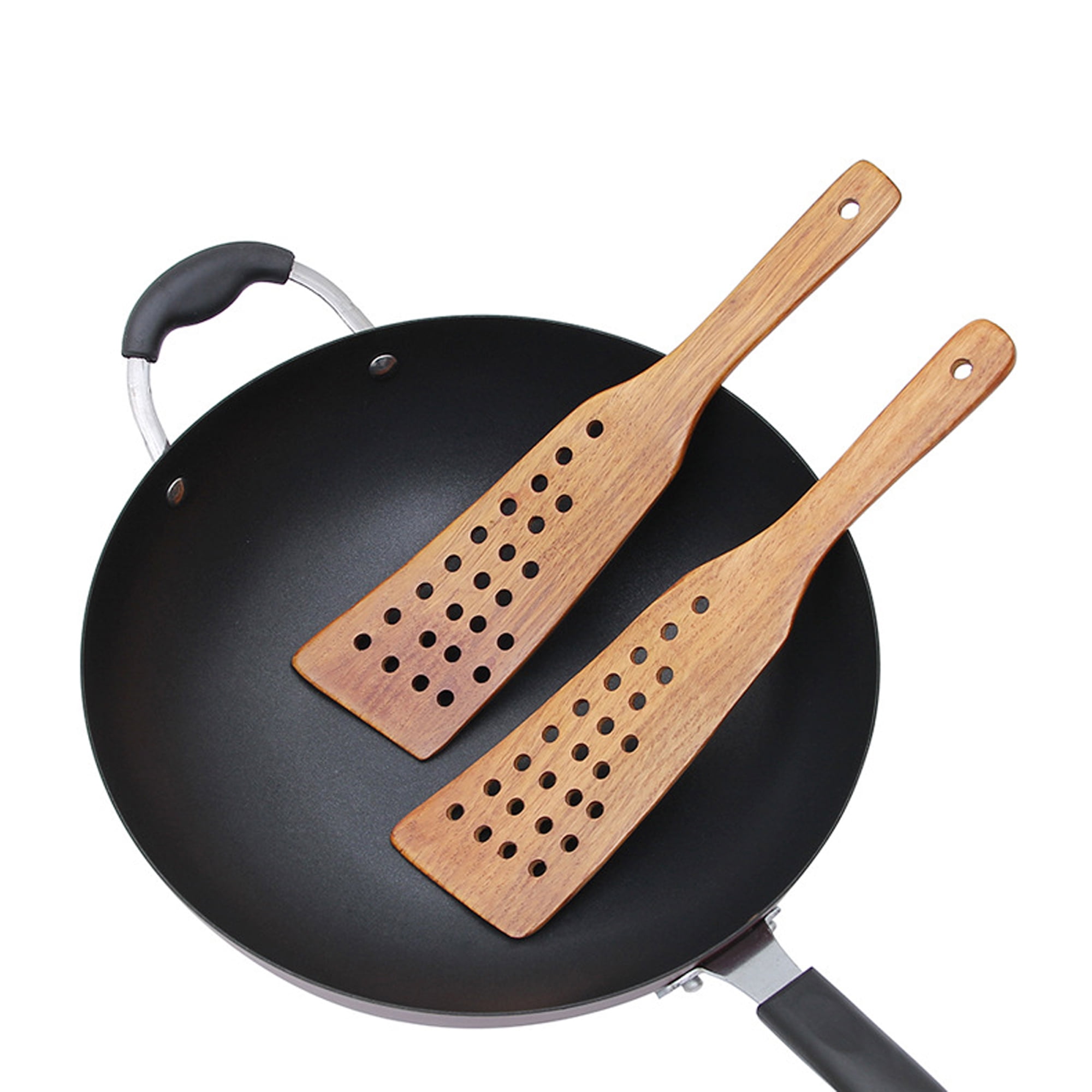 Wooden Spatula Non-Stick Cookware For Cooking Pan Frying Steak Shs6 