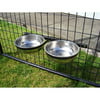 Dog Kennel Accessory - Static Two Bowl System