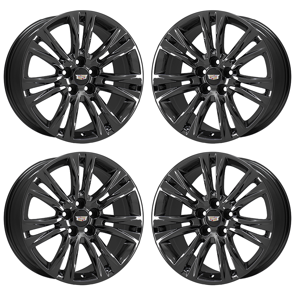 Cadillac Xts 2018 2019 Pvd Black Chrome Factory Oem Wheels Rims Not Replicas H Walmart Com