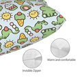 thumbnail image 3 of Rateoe Frog With Sweet Pattern Decorative Pillow Case,Throw Pillow Covers,Plush Pillow Cover,Soft Pillow Case,Velvet Pillow Case-16"x24", 3 of 6