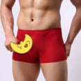 thumbnail image 4 of Pantalones planos para hombre, ropa interior transparente, pantalones de cuatro patas de seda de hielo transparente para hombre, ropa interior sexy con nariz de elefante, 4 of 5
