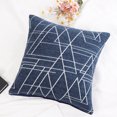thumbnail image 7 of REGALWOVEN 18"x18" Polyester Sofa Throw Pillow Cover, Navy Blue, 7 of 7