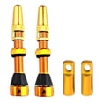 thumbnail image 3 of PFDDRW Pair Presta Tubeless Valve Stems 40/44/60mm Removable fits MTB Roads, 3 of 8