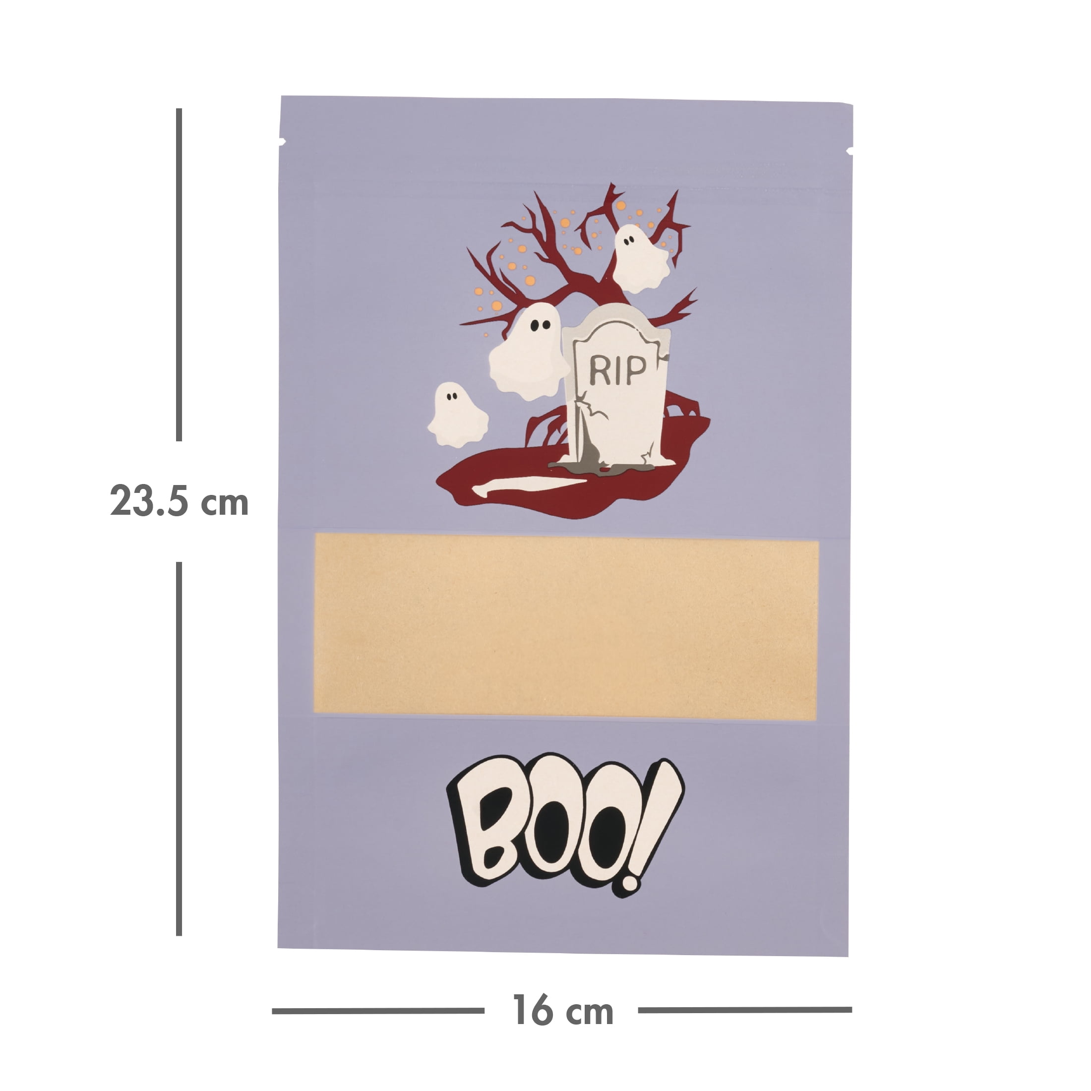 Way-to-Celebrate 20-Piece Kraft Paper Treat Bag Set – Halloween Decors, Orange and Purple, WAY-TO-CEL PL TREAT BAGS