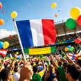 thumbnail image 4 of olkpmnmk 10Pcs Hand Held Small Miniature France Flags on Stick, World Cup Hand Waving Cheering Flags France National Flag, Sports Event Decorations, Party Cheer Supplies, 4 of 5