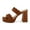 Tan, variant on CUSHIONAIRE Women's Aurora Braided Platform Sandal +Memory Foam