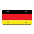 thumbnail image 1 of Aluminum License Plate - German Flag, 1 of 1