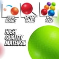 thumbnail image 3 of PlayBolt 5-Inch Playground Balls – 6 Pack Multicolor Small Inflatable Rubber Dodgeballs with Hand Pump for Toddlers & Kids – Indoor & Outdoor Active Play, 3 of 7