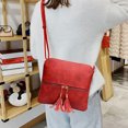 thumbnail image 5 of Bolso bandolera para mujer, bolso de hombro con borlas de moda., 5 of 5