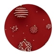 thumbnail image 4 of Christmas Round Tablecloth with Elastic Fitted Tablecloth, 4 of 8