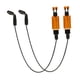 thumbnail image 3 of 2 piezas de ganchos oscilantes para pesca de carpa, accesorios de cadena, aparejos de pesca portátiles al aire libre fáciles de usar para alarma de Naranja, 3 of 9