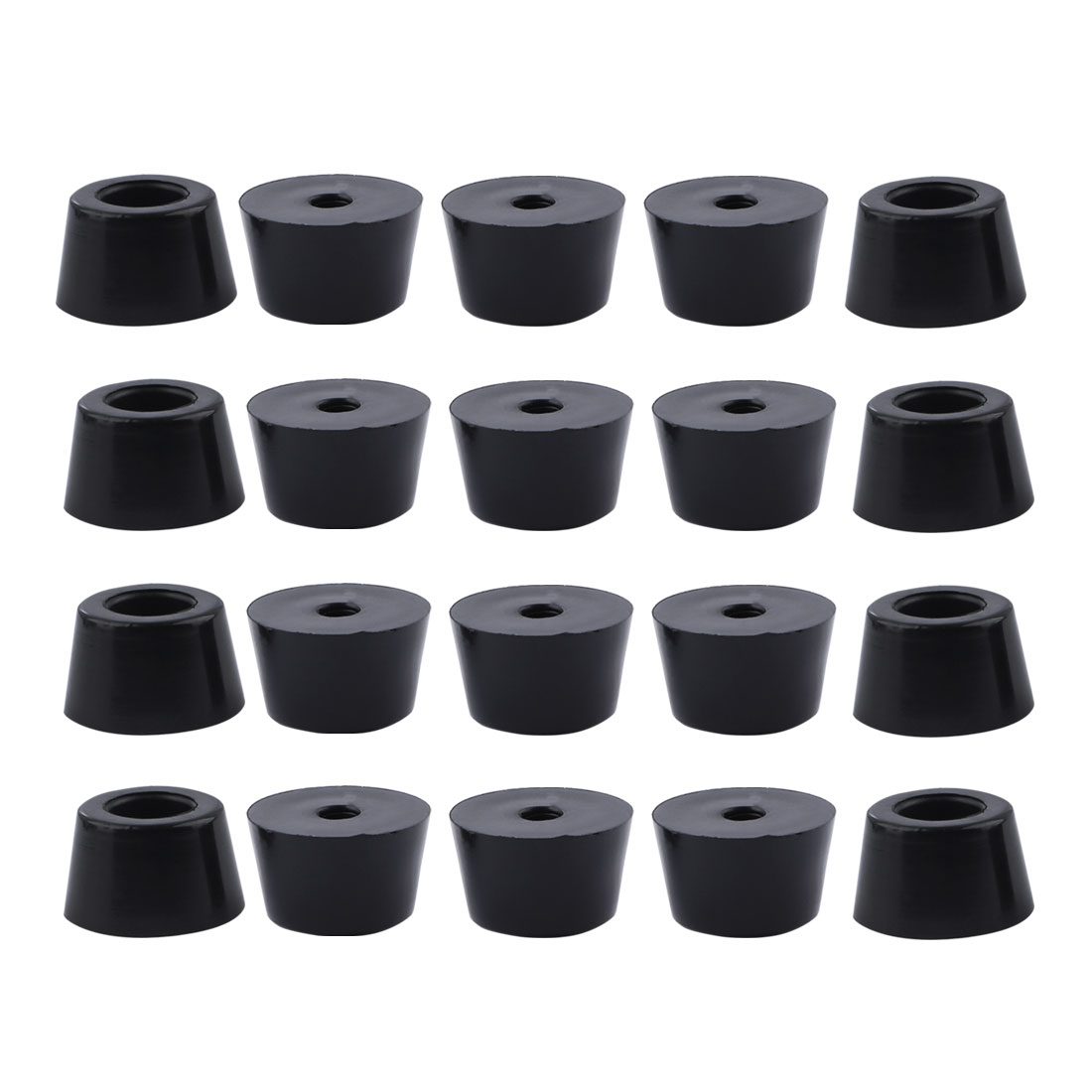 20pcs Rubber Feet Bumper Pad Washer for Amplifier Speaker Leg