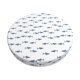 thumbnail image 1 of Balery Cute Shark Fundas de asiento para taburete de bar redondo de tela de terciopelo ajustables que protegen de arañazos y manchas para sillas de 14 a 17 pulgadas.-12 inch, 1 of 7