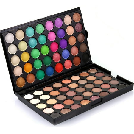 Amazon Com Landfox Cosmetic Matte Eyeshadow Cream Makeup Palette