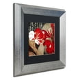 thumbnail image 3 of Trademark Fine Art "China Red I" Canvas Art by Color Bakery Black Matte, Silver Frame, 3 of 4
