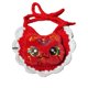 thumbnail image 1 of EZLIFE Babero de punto rojo para mascotas, para año nuevo, para gatos, perros, tejido a mano, con cuello ajustable* A2P4, 1 of 7