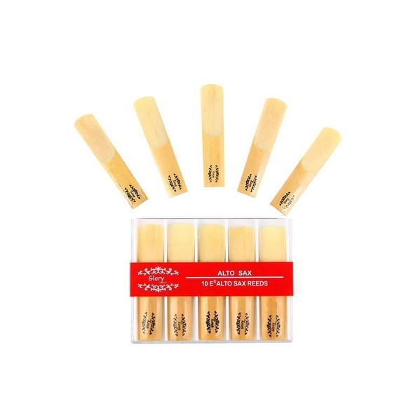 Glory Alto Saxophone Reeds, Strength 2.5, Box of 10