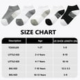 thumbnail image 7 of 20 Pairs Boys Socks, Kids Ankle Low Cut Athletic Black White Sock for Toddler Boy Girl & Children 1-14 Years, 7 of 7