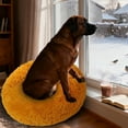 thumbnail image 5 of Round Calming Cat Bed with Plush , 15.7 Inch Washable Pet Bed for Indoor Cats & Small Dogs - Anti-Anxiety Donut Cushion with Thick Non- Base for Cozy Comfort, 5 of 6