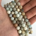 thumbnail image 4 of K-KED 8mm Natural Amazonite Gemstone Beads Strand Craft Bead 15", 4 of 4