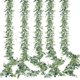 thumbnail image 1 of Nvzi Guirnalda de eucalipto artificial, paquete de 5, guirnalda de vegetación de eucalipto falso, plantas colgantes falsas, enredaderas artificiales, 6 pies, 1 of 5