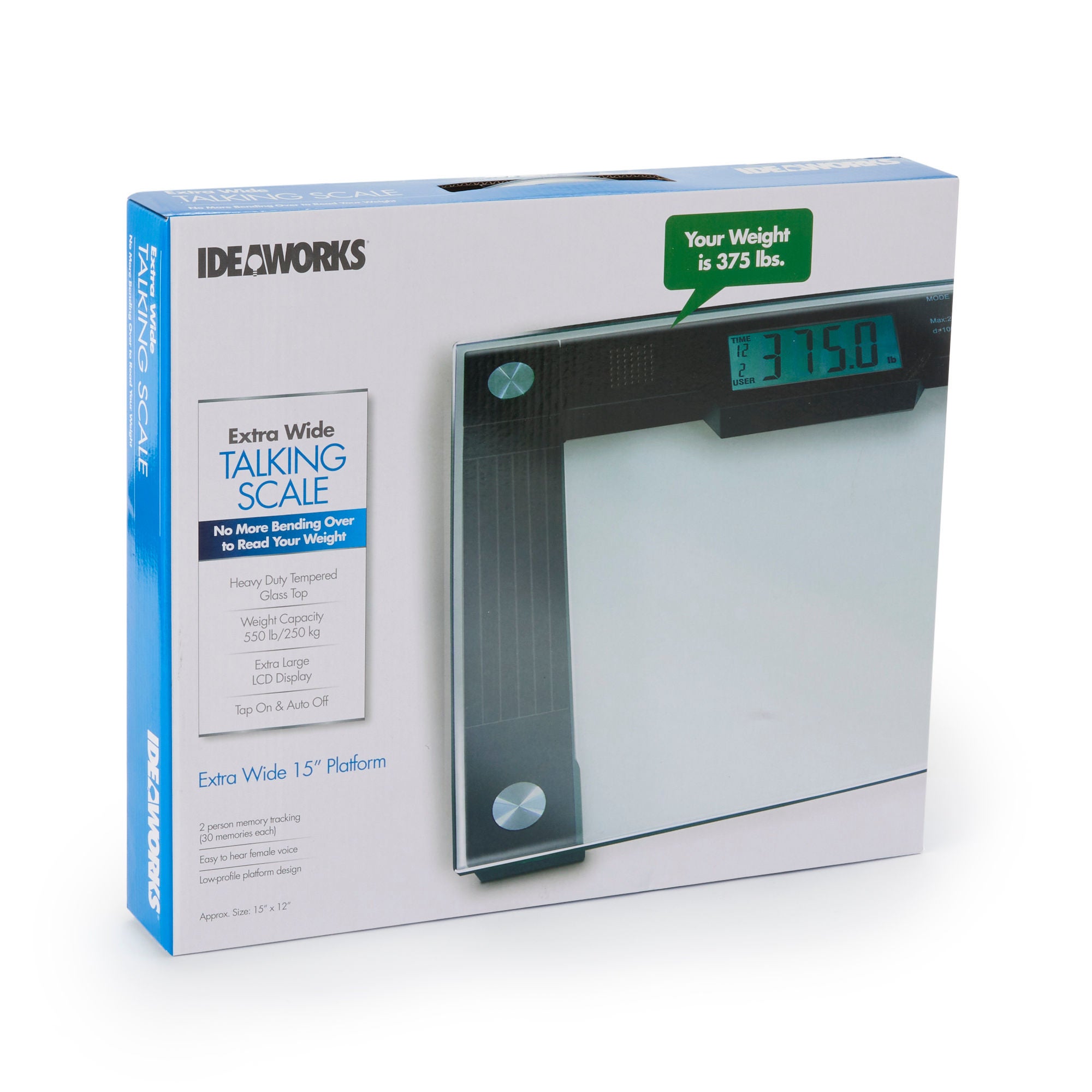 Jobar International Talking Digital Body Scale 550 Lb Capacity photo 1