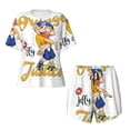 thumbnail image 4 of Lsque Sml Jeffy Women's Short-Sleeved Pajama Set - 2 Piece Soft and Lightweight Sleepwear Set-Small, 4 of 9