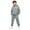 Grey*, variant on RUTAYY Boys 2 Piece Clothing Set City Graphic for Kids Cozy Hooded Tracksuit Long Sleeve Casual Everyday Wear, Khaki