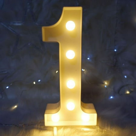 

DIY LED Letters Lights 26 English Alphabet 0-9 Digital Number Gold Night Light Wedding Birthday Christmas Party Decorations