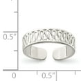 thumbnail image 2 of Primal Silver Sterling Silver Solid Toe Ring, 2 of 4