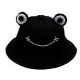 thumbnail image 2 of SPRING PARK Packable Cute Frog Printed Fisherman Foldable Bucket Sun Hat for Kids Teen Girls, 2 of 8