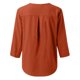 thumbnail image 4 of Xuyuer Womens Long Sleeve Button Down Casual And Fashionable Solid Color Shirt Blouse Loose Fit Casual V-Neck Tops, 4 of 4