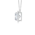 thumbnail image 2 of ANGARA IGI Certified Cushion Lab Grown 1 Ct Diamond Pendant for Women in 14K White Gold (Size-5.5mm| Color-F-G| Clarity-VS) | April Birthstone, Anniversary, Jewelry Gift for Women | Diamond Necklace, 2 of 7