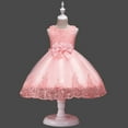 thumbnail image 2 of Hihipz Big Girls Dresses Sleeveless Floral Tulle Tutu Gown Princess Birthday Party Formal Dress, 2 of 2