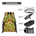 thumbnail image 4 of Yiaed Tropical Summer Fruit Print School Backpack College Backpack Daypacks for Students High School Spacious and Durable Daypack for Work and Travel-One Size, 4 of 6