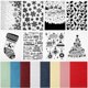 thumbnail image 1 of Carpetas navideñas Geiserailie, 8 unidades, 15 x 11 cm, 1 of 7