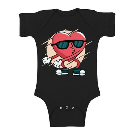

Valentine s Baby Bodysuit Funny Heart Dance Romper Valentine s Day Gifts