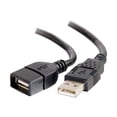 thumbnail image 2 of C2G 2m USB 2.0 A Male to A Female Extension Cable - Black (6.6ft), 2 of 3