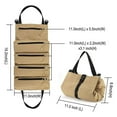 thumbnail image 5 of Agiferg Thick Canvas Bag,Portable Tool Bag,Large Capacity Multi-Function Roll Bag Wear, 5 of 5