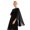 Black, variant on TSSOE Women Chiffon Wedding Bridal Irregular Shawl Cape Bolero Wrap Shrug Evening Party Cover Up Burgundy One Size