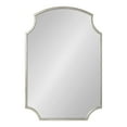 thumbnail image 3 of Kate and Laurel Carlow Modern Scalloped Mirror, 20 x 30, Silver, Glamorous and Contemporary Decorative Wall Mirror with Scalloped Corners and Rounded Edges, 3 of 9