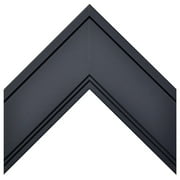 Frame My Mirror Framed Mirror, Black Finish, 20 x 24, 3 Wide Frame Porter Design